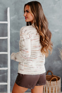 Never Ending Gratitude Textured Knit Sweater (Ivory) - NanaMacs