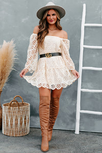 Daisy Dreams Crochet Lace Dress (Vintage Ivory) - NanaMacs