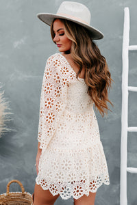 Daisy Dreams Crochet Lace Dress (Vintage Ivory) - NanaMacs