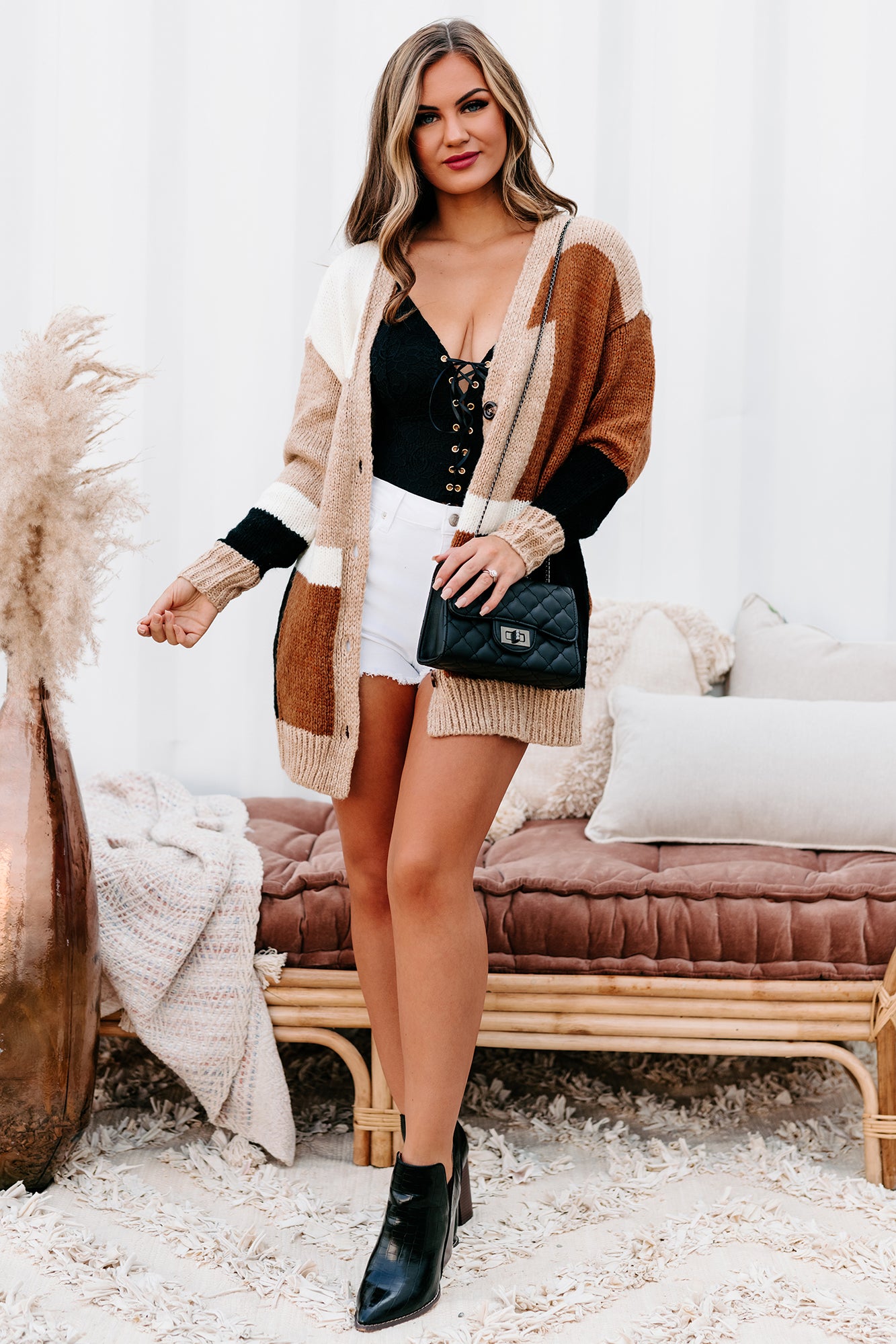 Cardigan caramel clearance