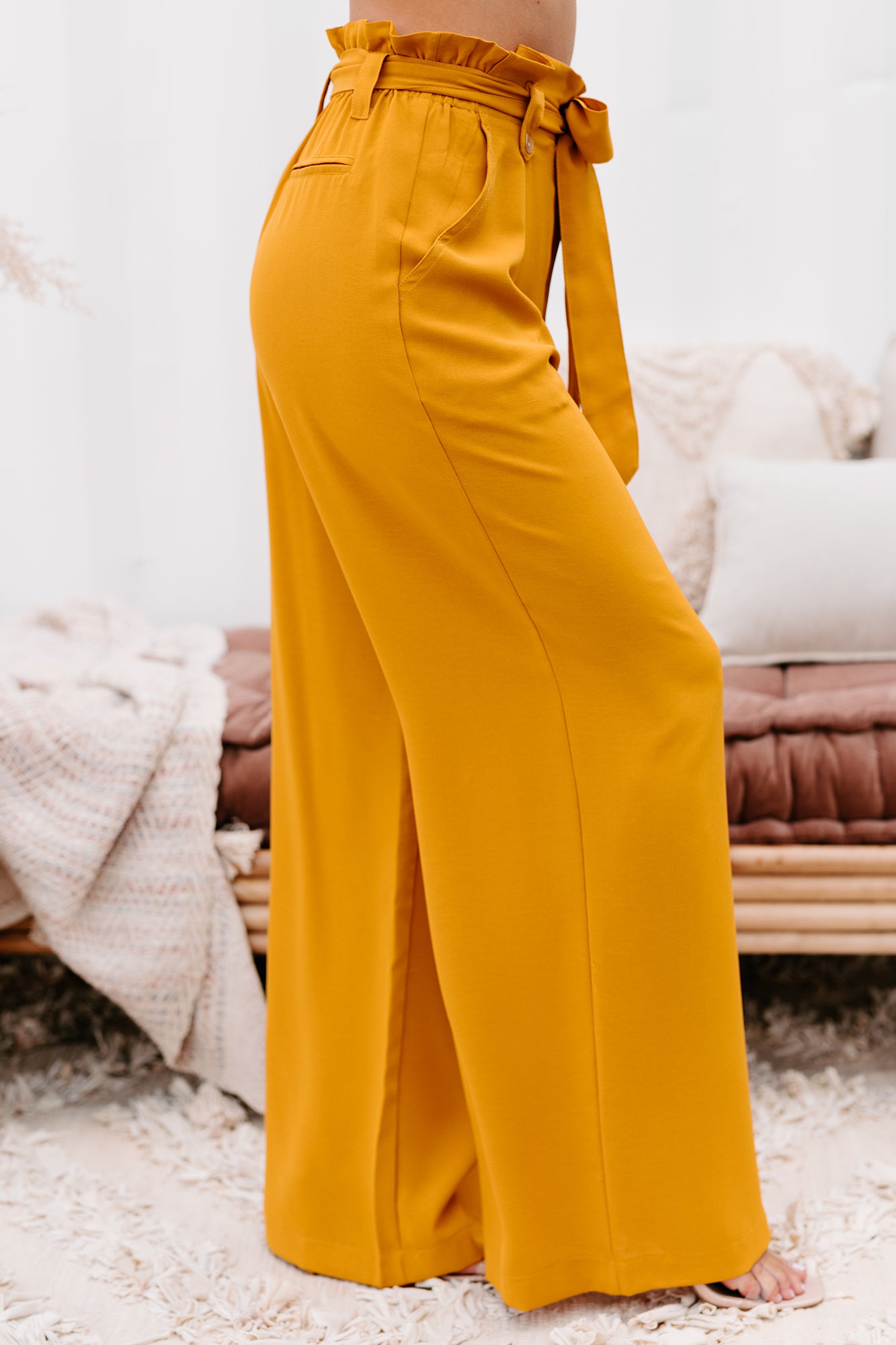 Buy Mustard Trousers & Pants for Women by Recap Online | Ajio.com