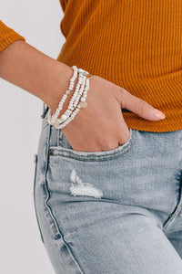 Make Me Want To Bracelet Set (Ivory) - NanaMacs