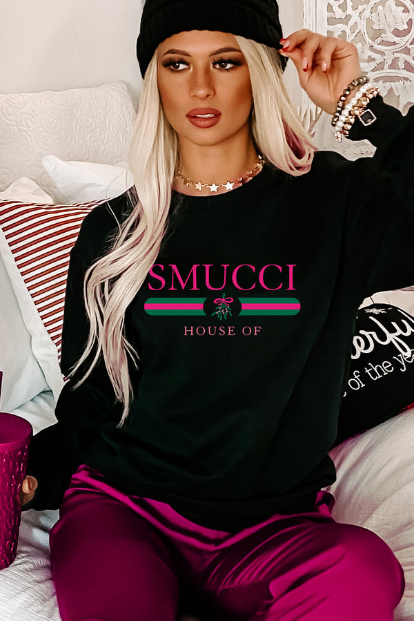 "House Of Smucci" Parody Graphic Multiple Shirt Option (Black) - Print On Demand - NanaMacs