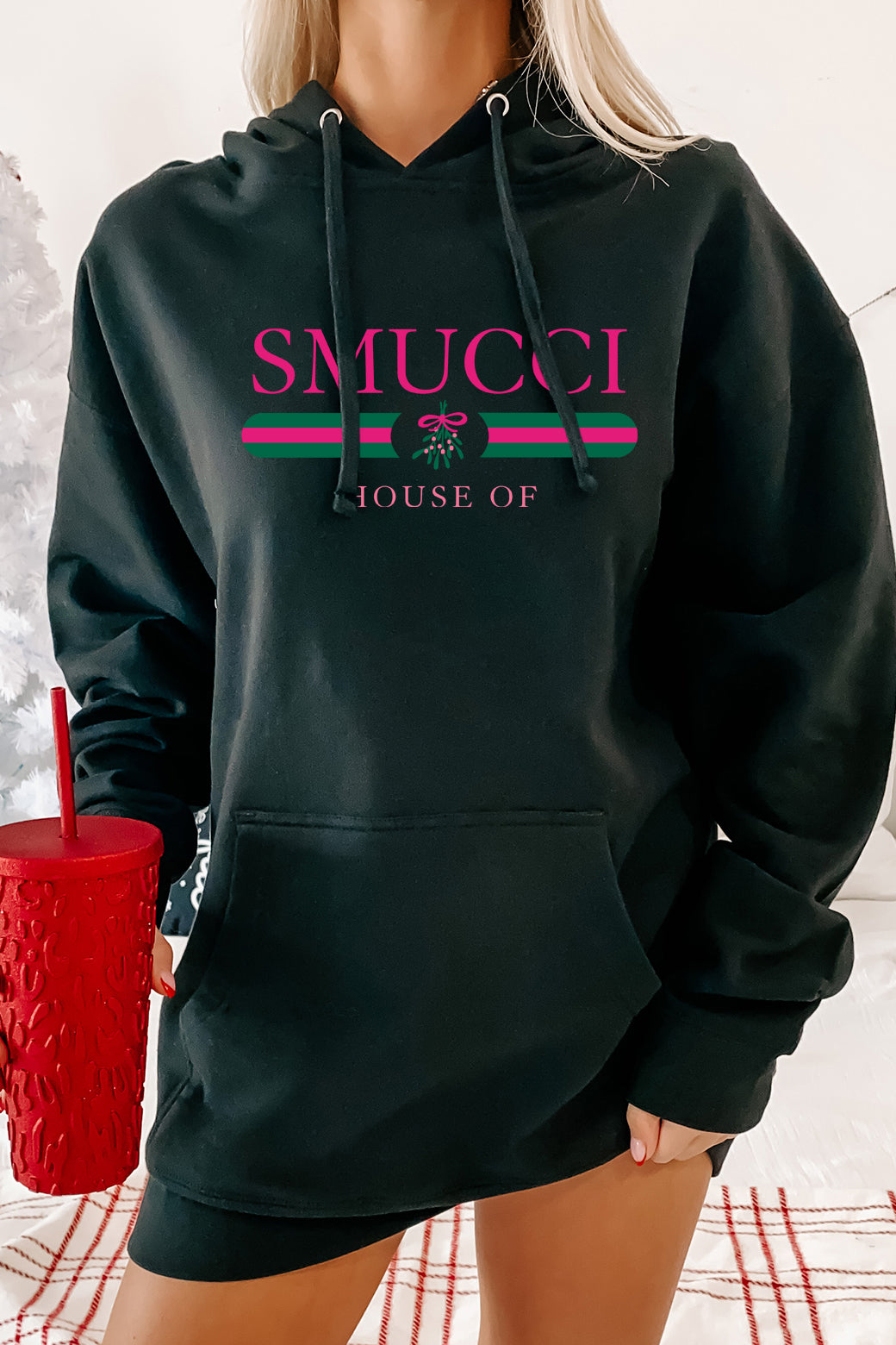 "House Of Smucci" Parody Graphic Multiple Shirt Option (Black) - Print On Demand - NanaMacs