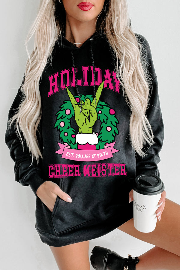 "Holiday Cheer Meister" Graphic Multiple Shirt Options (Black) - Print On Demand - NanaMacs