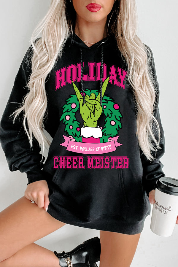 "Holiday Cheer Meister" Graphic Multiple Shirt Options (Black) - Print On Demand - NanaMacs