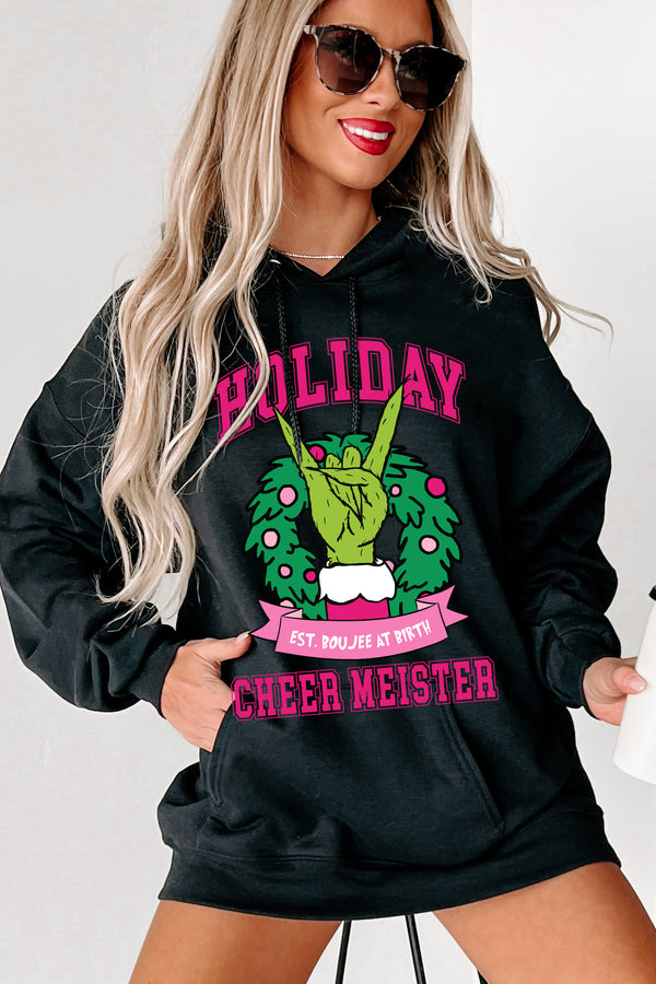 "Holiday Cheer Meister" Graphic Multiple Shirt Options (Black) - Print On Demand - NanaMacs