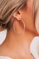 Sweet And Simple Hoop Earrings (Gold) - NanaMacs