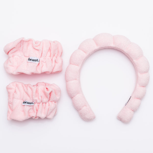 Bubble Headband + Wristbands Set (Multiple Color Options) - NanaMacs