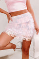 Showing Off Sequin Mini Skirt (Pink) - NanaMacs