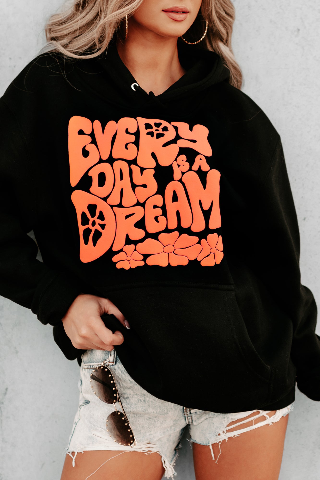 "Every Day Is A Dream" Puff Graphic Multiple Shirt Options (Black) - Print On Demand - NanaMacs