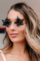 Starla Tinted Star Sunglasses (Black) - NanaMacs