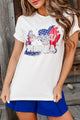 "Succa For Merica" Graphic T-Shirt (White) - Print On Demand - NanaMacs