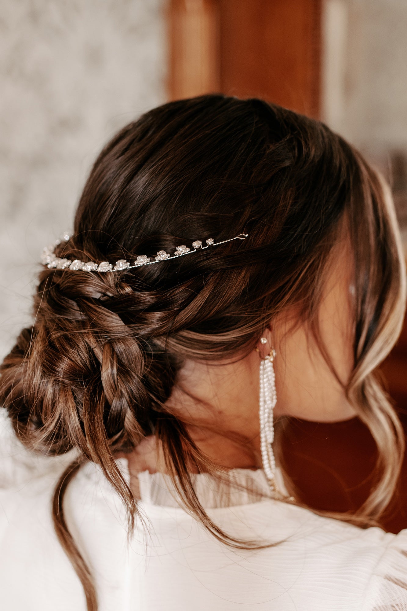 Down The Aisle Rhinestone Hair Piece (Silver) - NanaMacs