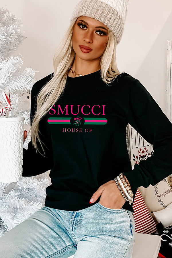 "House Of Smucci" Parody Graphic Multiple Shirt Option (Black) - Print On Demand - NanaMacs