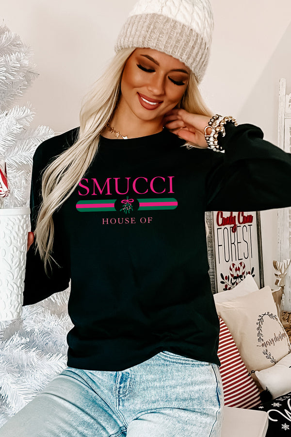 "House Of Smucci" Parody Graphic Multiple Shirt Option (Black) - Print On Demand - NanaMacs