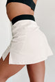 Well Matched High Waist Tennis Skirt (Cream) - NanaMacs