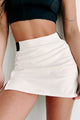 Well Matched High Waist Tennis Skirt (Cream) - NanaMacs