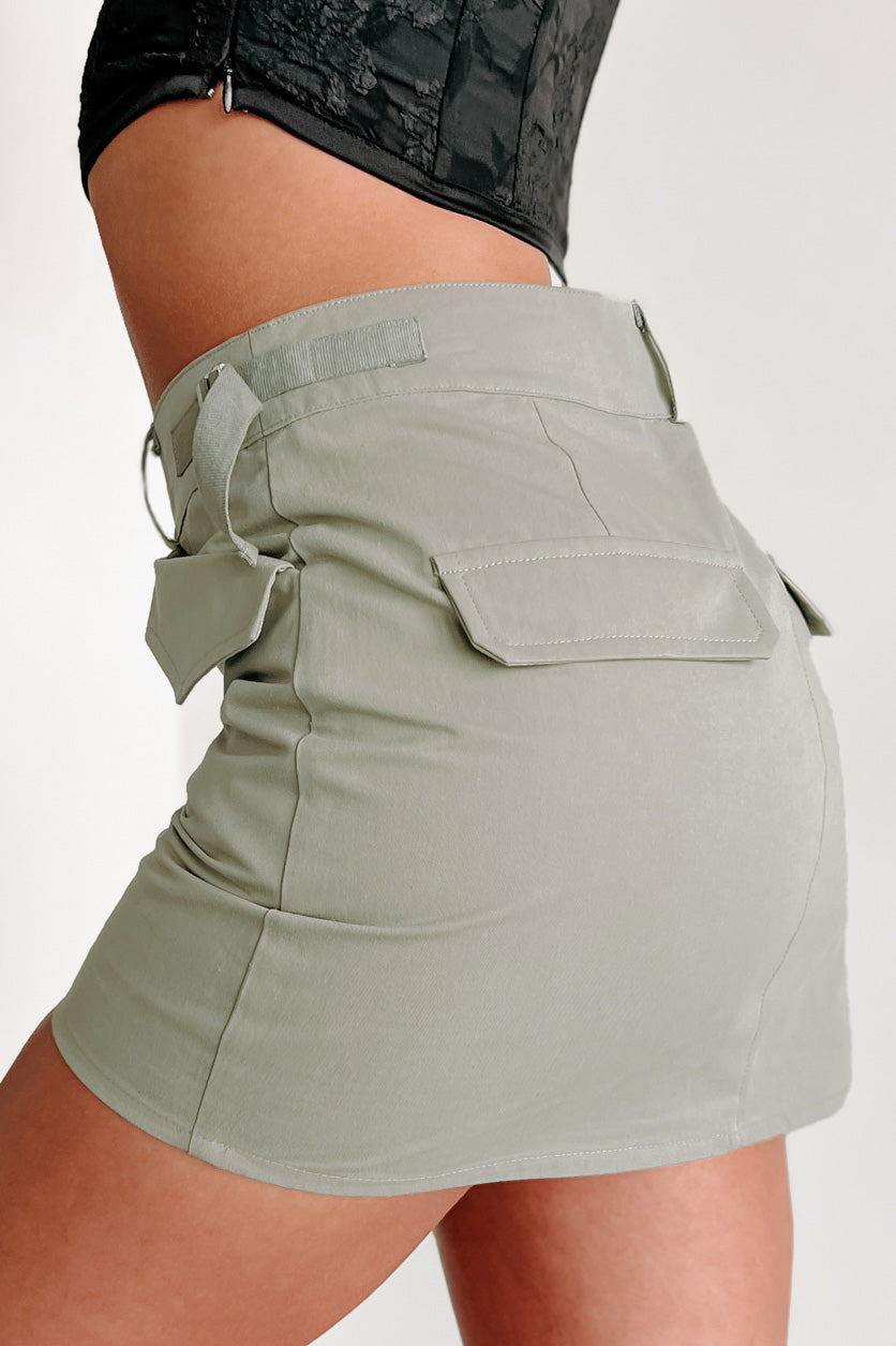 Lisa Utility Skirt (Army · NanaMacs Green)