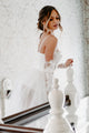 Living In A Fantasy Ruffled Tulle Bodysuit Dress (White) - NanaMacs