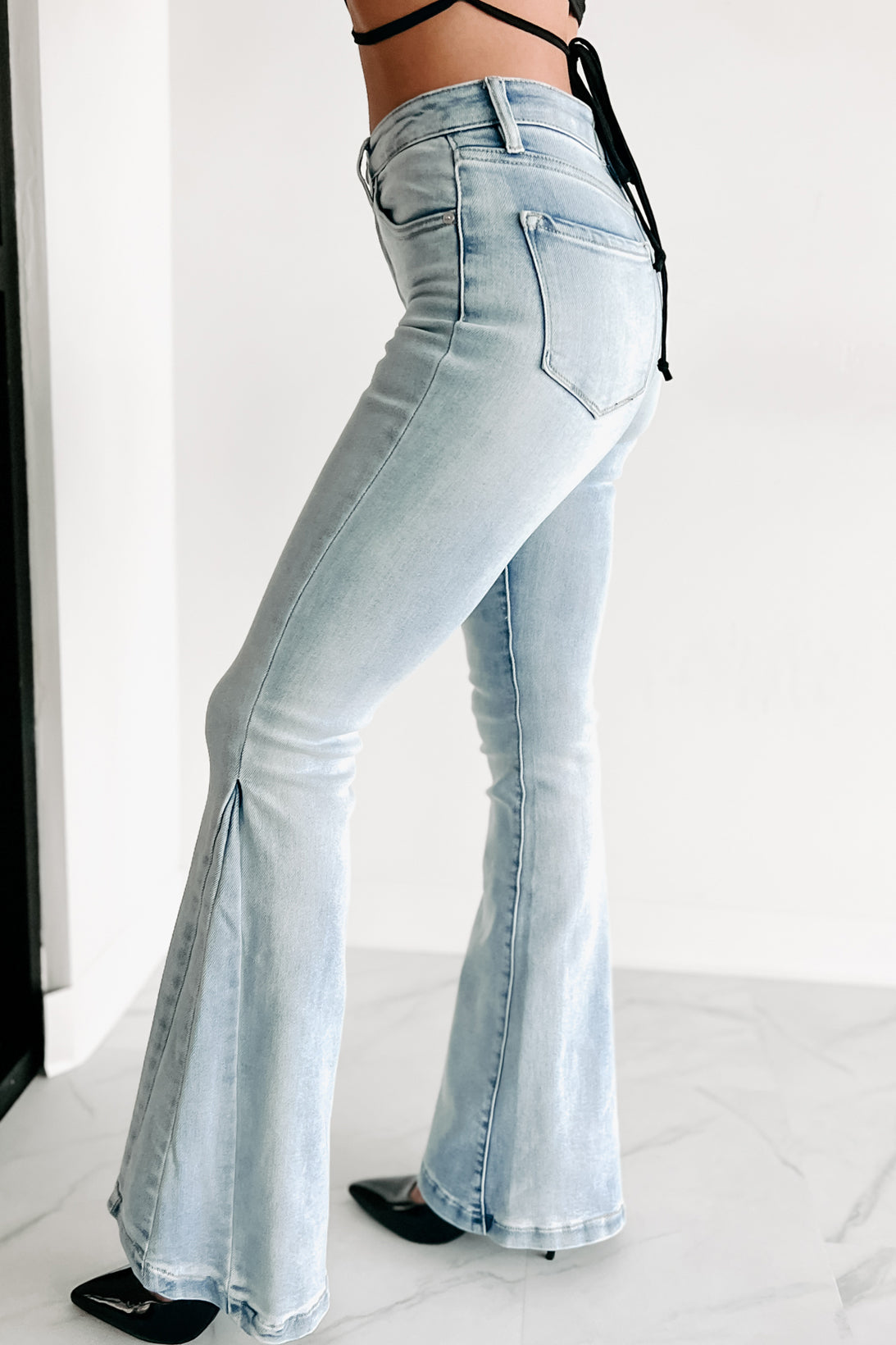 Total Appeal High Rise Distressed Risen Ombre Straight Leg Jeans