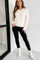 Magic Of Winter Cable Knit Sweater (Ivory) - NanaMacs