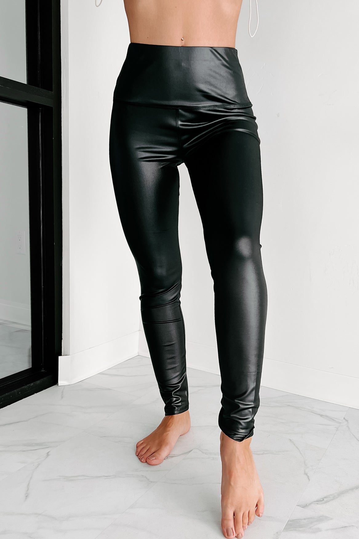 Doorbuster- I Don't Play Nice Faux Leather Leggings (Black) - NanaMacs