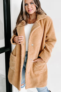 Coldest Days Teddy Coat (Camel) - NanaMacs