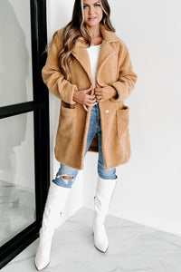 Coldest Days Teddy Coat (Camel) - NanaMacs