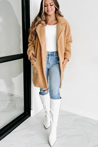 Coldest Days Teddy Coat (Camel) - NanaMacs