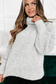 Slippery Slope Turtleneck Sweater (Heather Grey) - NanaMacs
