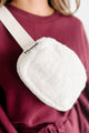 Travel Addict Sherpa Belt Bag (White) - NanaMacs