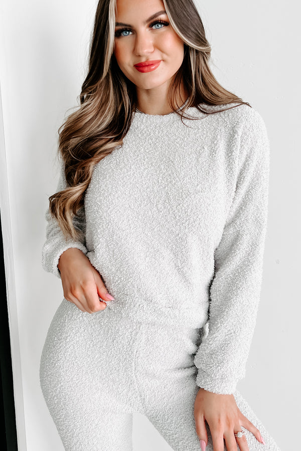 Completely Cozy Fuzzy Two-Piece Set (Grey) - NanaMacs