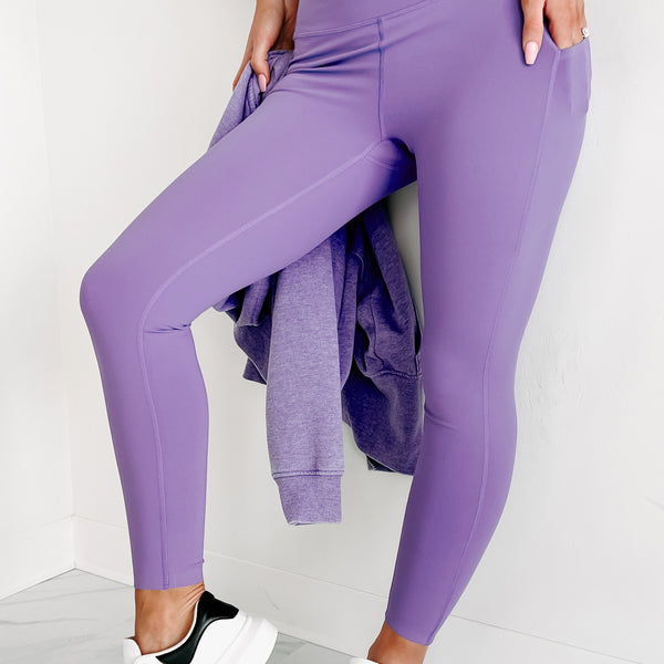 · Of Health Picture Pocket Leggings Side NanaMacs (Purple)