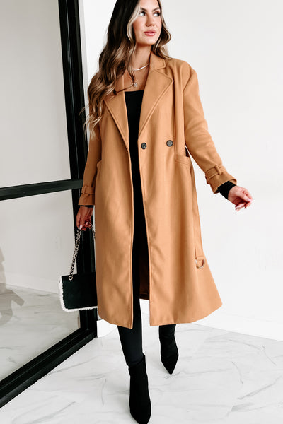 Decisive Manner Trench Coat (Camel) - NanaMacs