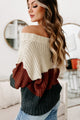 Keeping On Colorblock Sweater (Beige) - NanaMacs