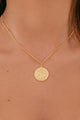 Libra Coin Necklace (Gold) - NanaMacs