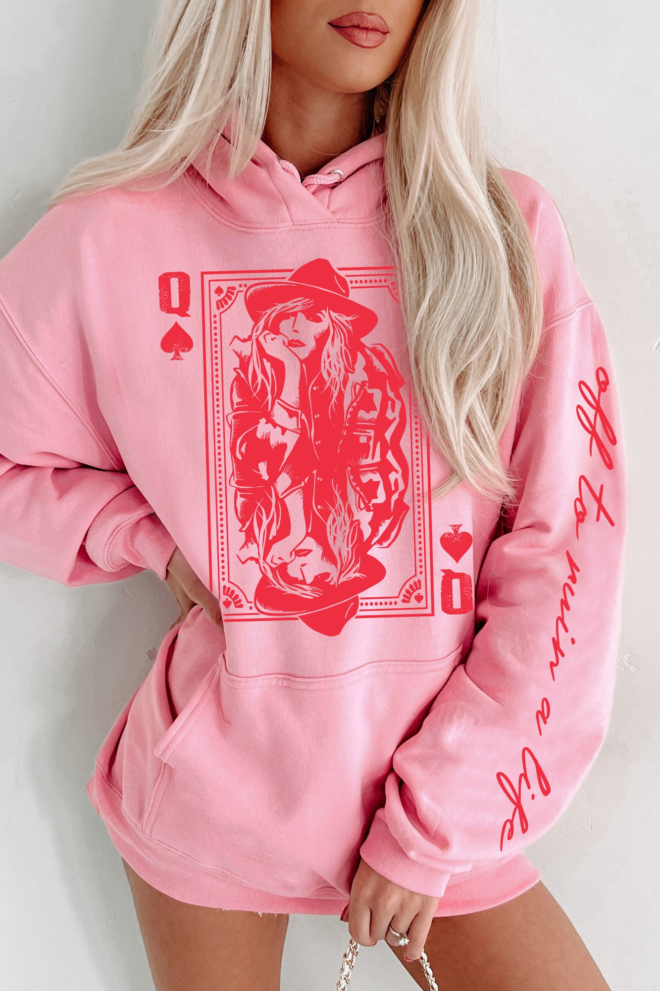 Off pink clearance hoodie