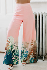 Going On A Trip Two Piece Pant Set (Pink) - NanaMacs