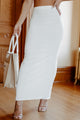 Ready To Get Away Two Piece Skirt Set (White) - NanaMacs