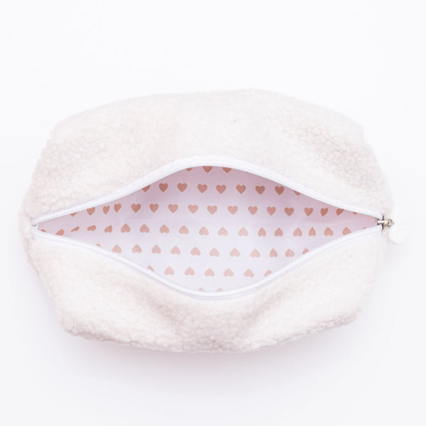 PREORDER Teddy Cosmetic Bag + FREE single eye luv (3 Colors) - NanaMacs