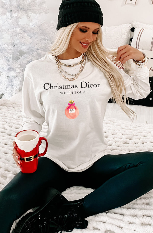 "Christmas Dicor" Parody Graphic - Multiple Shirt Options (White) - Print On Demand - NanaMacs