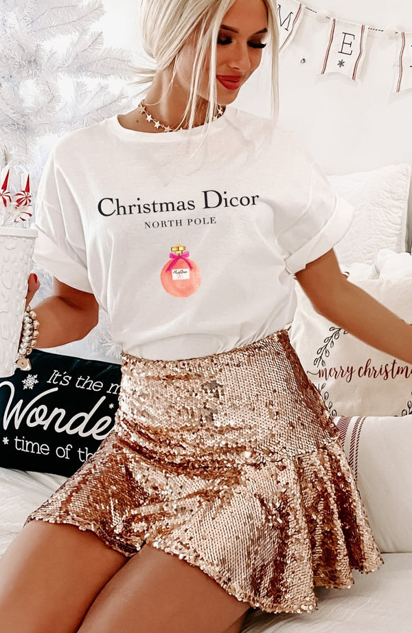 "Christmas Dicor" Parody Graphic - Multiple Shirt Options (White) - Print On Demand - NanaMacs